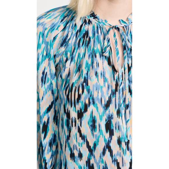 NEW SHOSHANNA samson top in blue multi - Picture 4 of 4